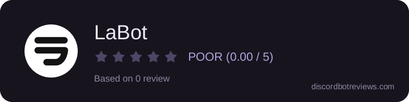 Rating widget preview for LaBot
