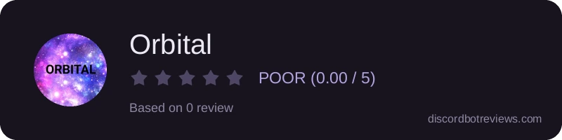Rating widget preview for Orbital