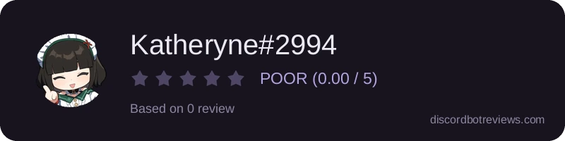Rating widget preview for Katheryne#2994