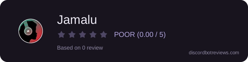 Rating widget preview for Jamalu