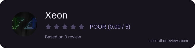 Rating widget preview for Xeon
