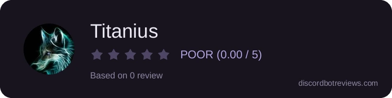 Rating widget preview for Titanius