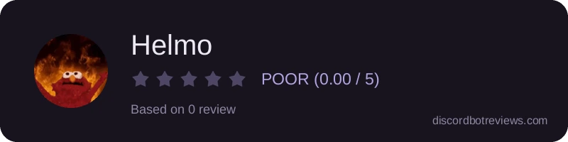 Rating widget preview for Helmo
