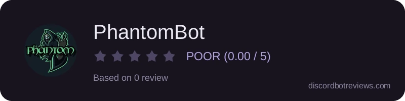 Rating banner for PhantomBot