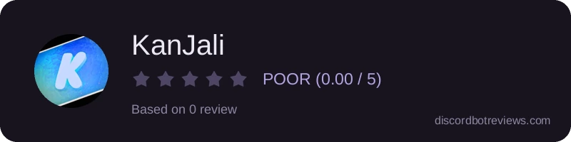 Rating widget preview for KanJali