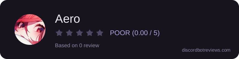 Rating widget preview for Aero