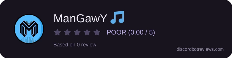 Rating widget preview for ManGawY 🎵