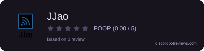 Rating widget preview for JJao