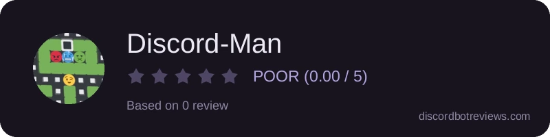 Rating widget preview for Discord-Man
