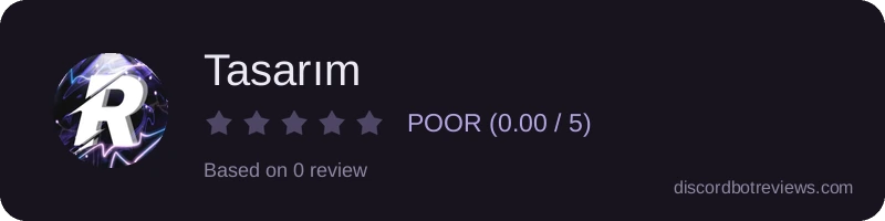 Rating widget preview for Tasarım