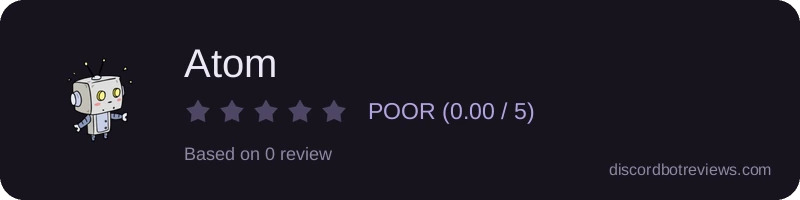 Rating widget preview for Atom