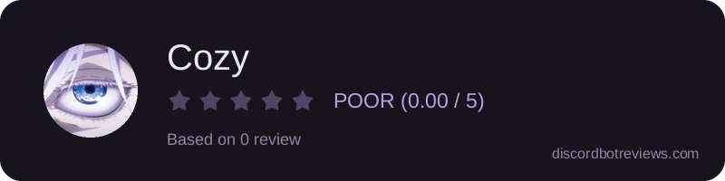 Rating widget preview for Cozy