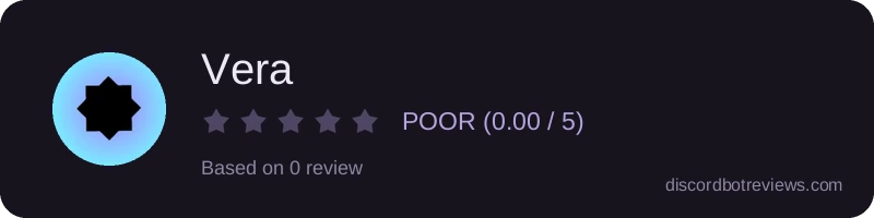 Rating widget preview for Vеrа