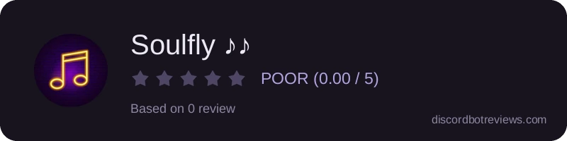 Rating widget preview for Soulfly ♪♪