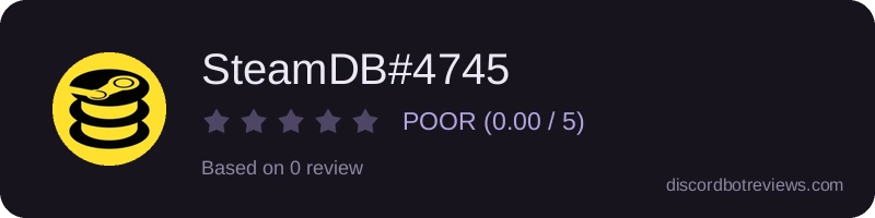 Rating widget preview for SteamDB#4745