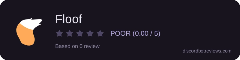 Rating widget preview for Floof