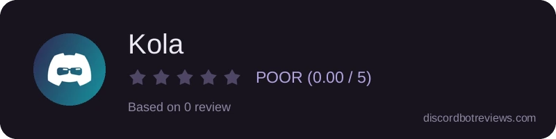 Rating widget preview for Kola