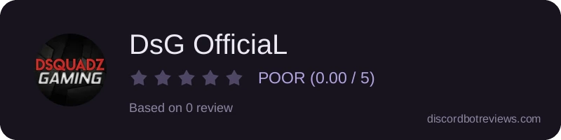 Rating widget preview for DsG OfficiaL