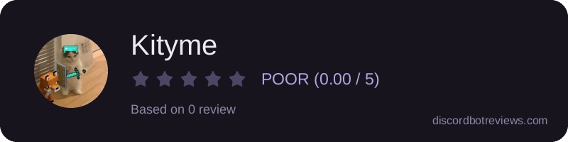 Rating widget preview for Kityme