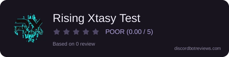 Rating widget preview for Rising Xtasy Test