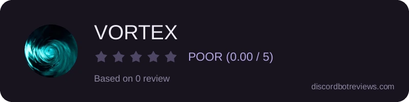 Rating widget preview for VORTEX