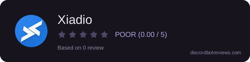 Rating widget preview for Xiadio