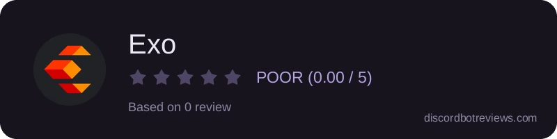 Rating widget preview for Exo
