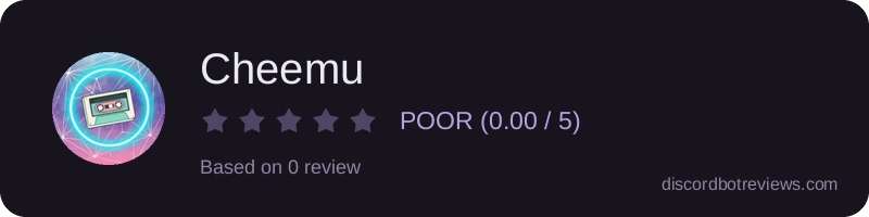Rating widget preview for Cheemu