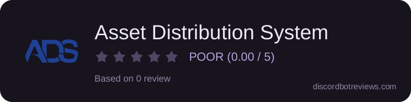 Rating widget preview for Asset Distribution System