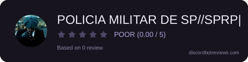 Rating widget preview for POLICIA MILITAR DE SP//SPRP||
