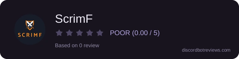 Rating widget preview for ScrimF