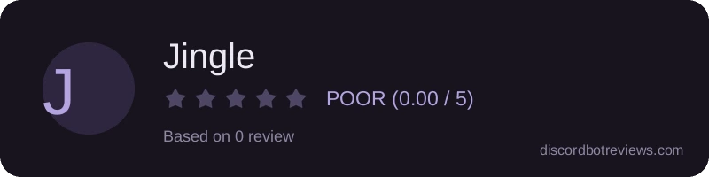Rating widget preview for Jingle
