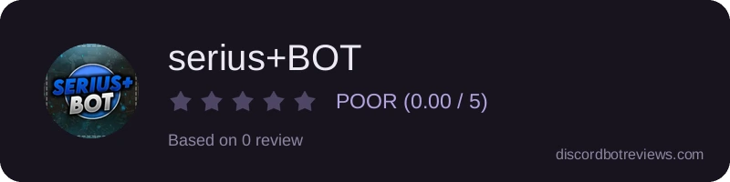 Rating widget preview for serius+BOT