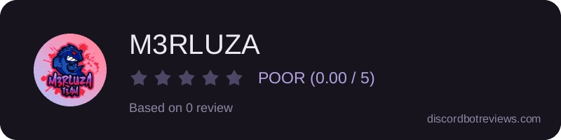 Rating widget preview for M3RLUZA