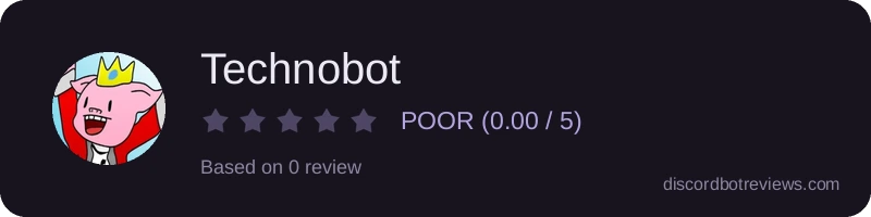 Rating widget preview for Technobot