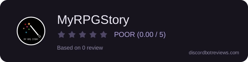 Rating widget preview for MyRPGStory