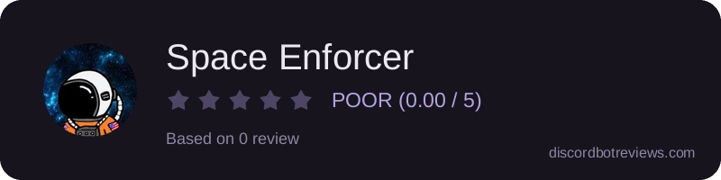Rating widget preview for Space Enforcer