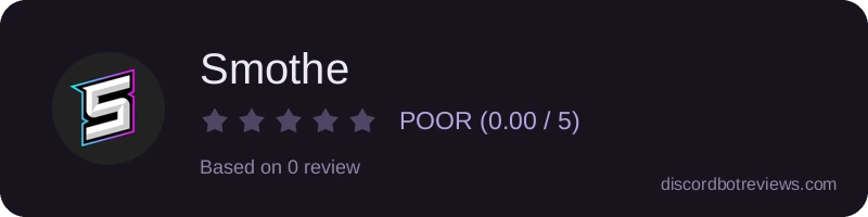 Rating widget preview for Smothe