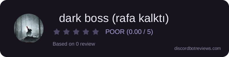 Rating banner for   dark boss (rafa kalktı)