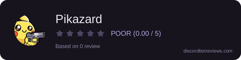 Rating widget preview for Pikazard