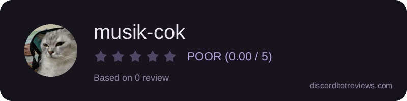 Rating banner for musik-cok