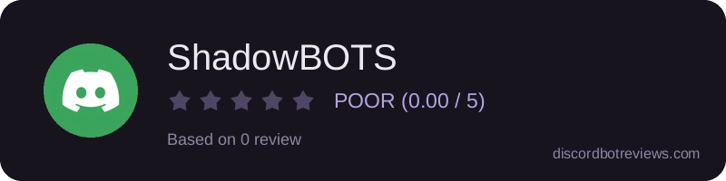 Rating banner for ShadowBOTS