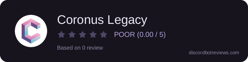 Rating widget preview for Coronus Legacy