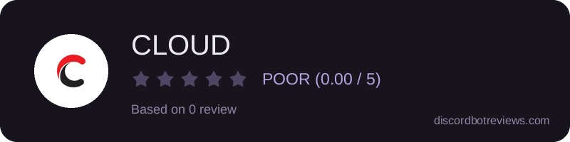 Rating widget preview for CLOUD
