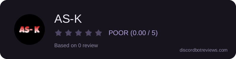 Rating widget preview for AS-K