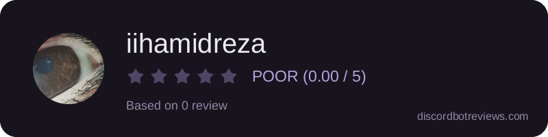 Rating widget preview for iihamidreza