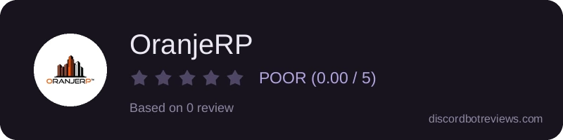 Rating widget preview for OranjeRP
