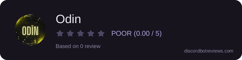 Rating widget preview for Odin