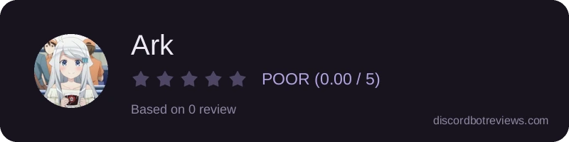 Rating widget preview for Ark