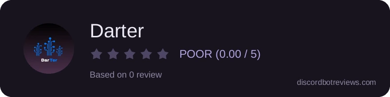 Rating banner for Darter